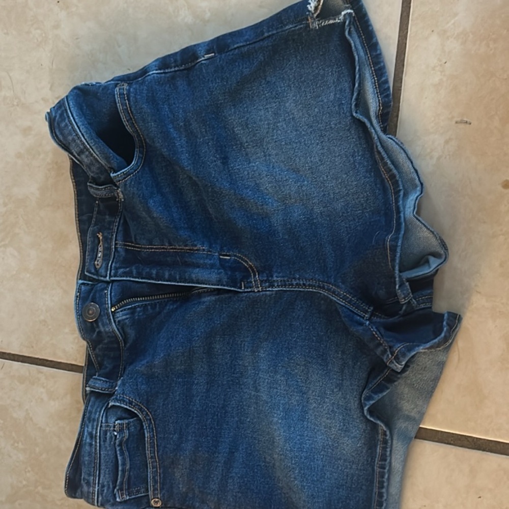 Blue Denim Shorts